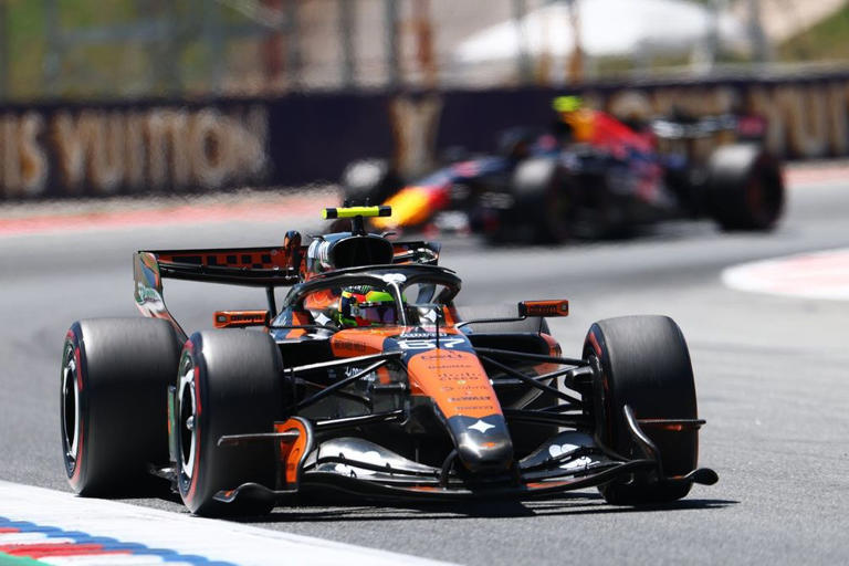 F1 Barcelona GP: Russell tops first practice from Piastri