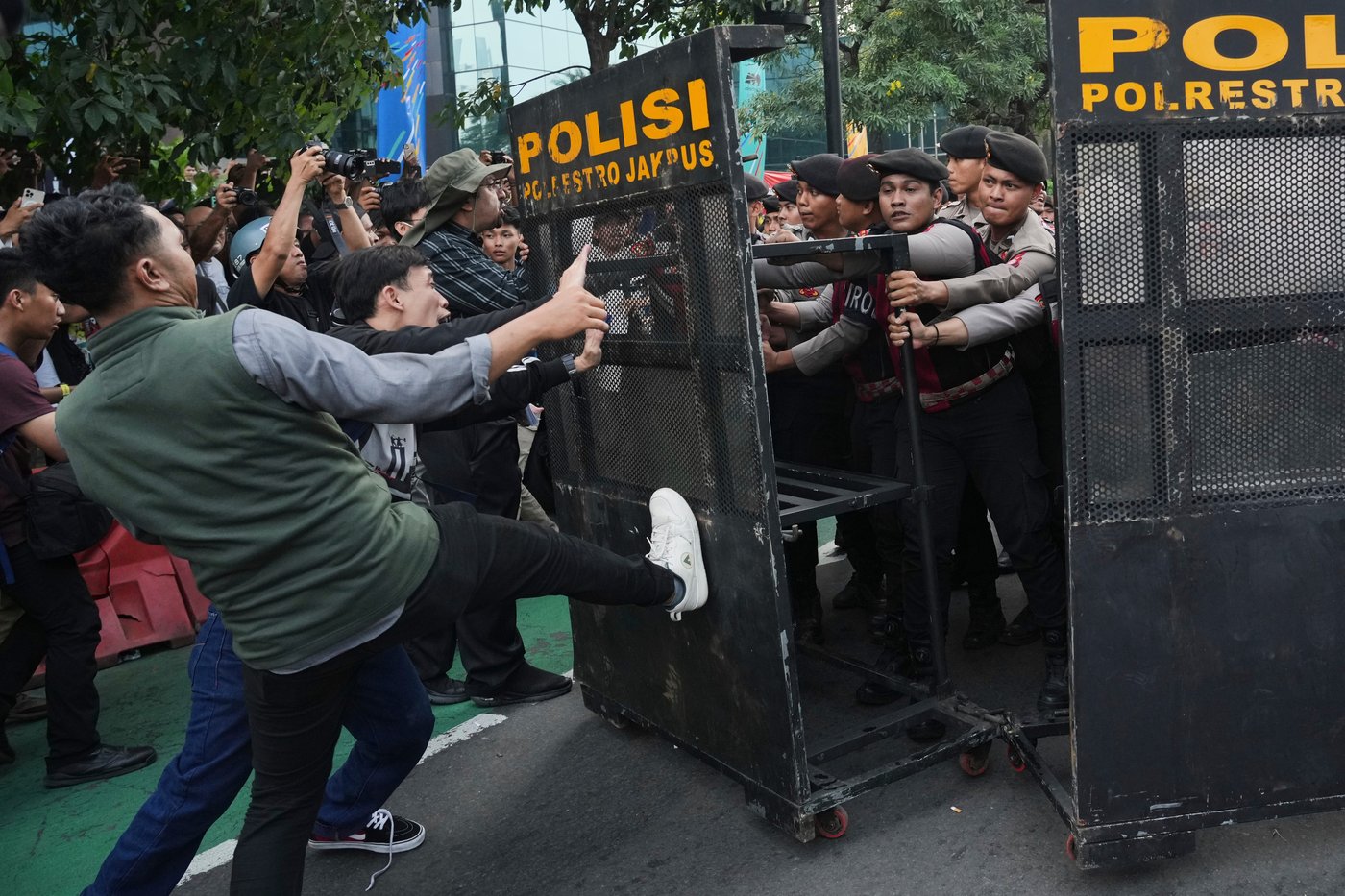 Indonesian students protest government policies as economic pressures grow