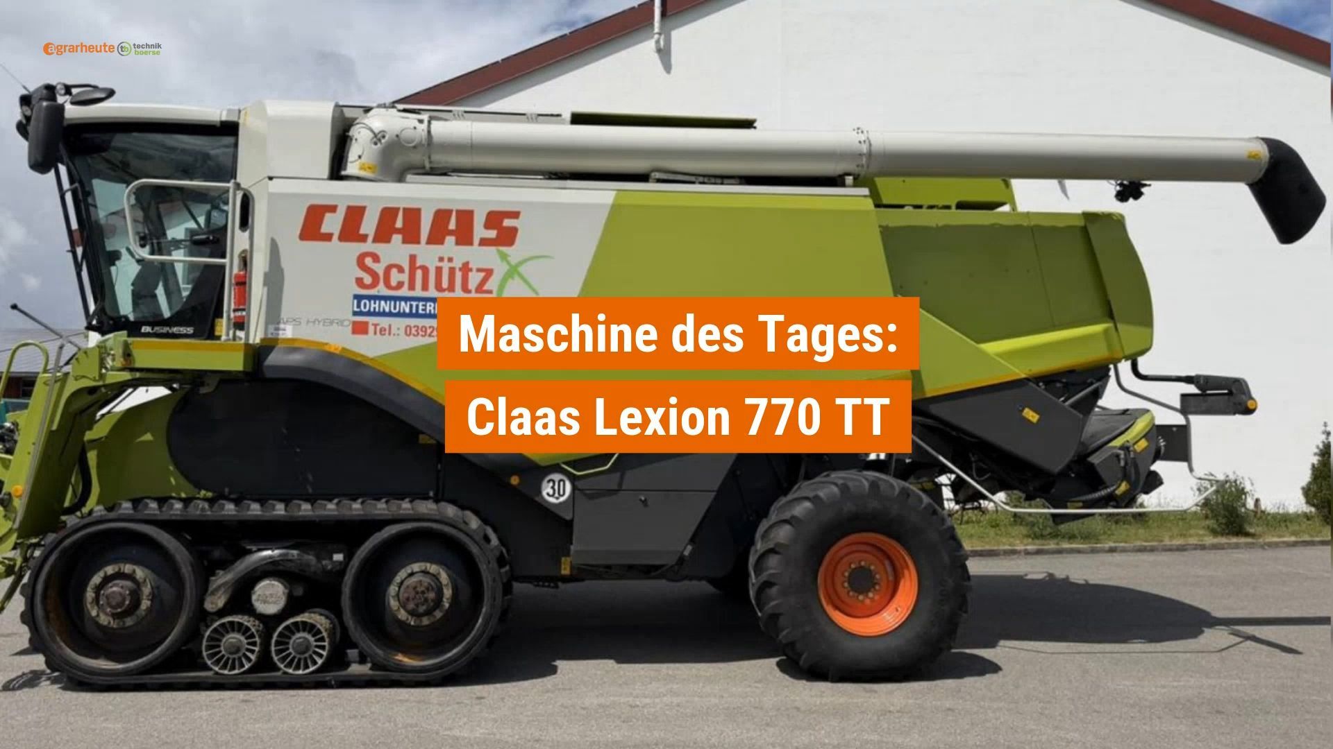 Maschine des Tages Claas Lexion 770 TT FullHD Wide