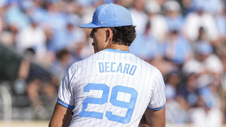 UNC's DeCaro talks 'distractions' ahead of College World Series