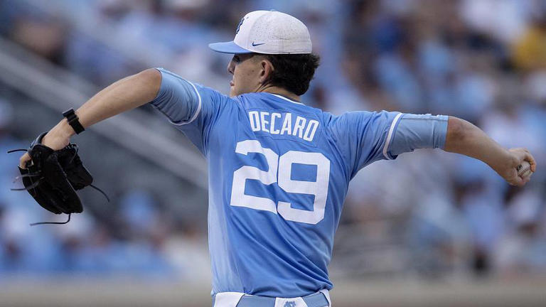 UNC's DeCaro talks 'distractions' ahead of College World Series