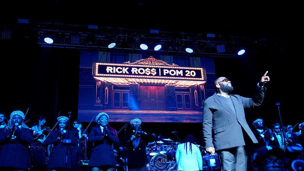 Rick Ross celebrates 20 years in rap with Atlanta orchestra performance ...