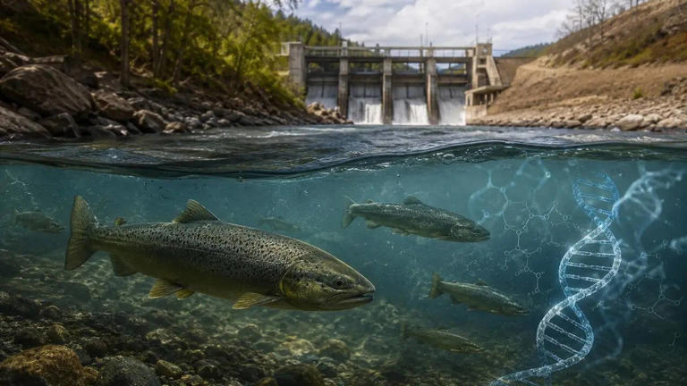 New research reveals fish are adapting to human-made rivers, raising ...