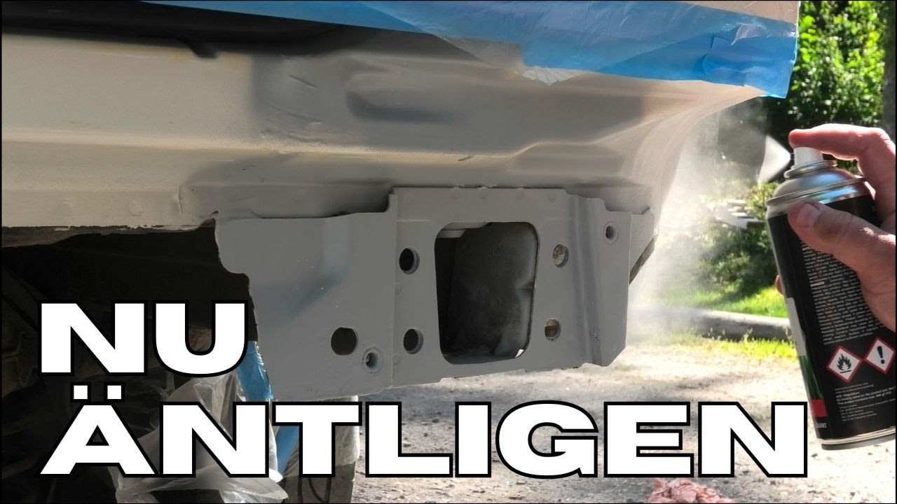 Lackering av en Volvo 850 tidiga skeden och förberedelser