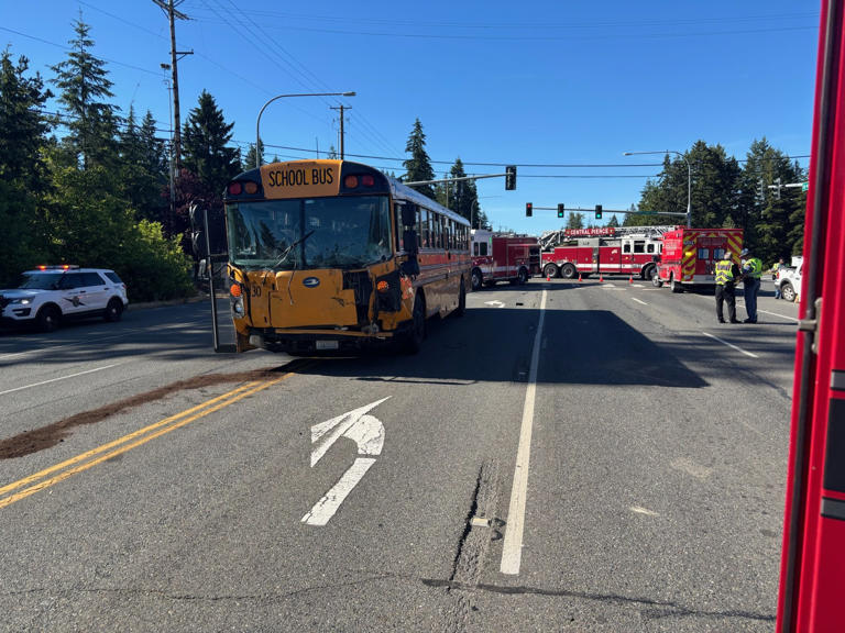 Driver who died after colliding with school bus near Graham identified