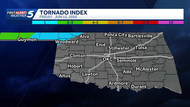 Timeline: Storms with low tornado risk possible Friday and Saturday