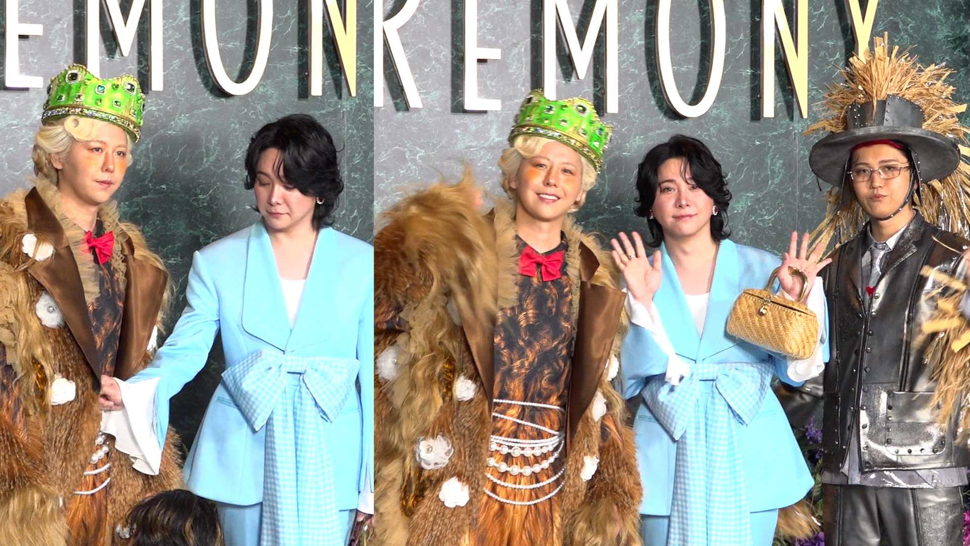 Mrs. GREEN APPLE、“オズの魔法使い”風衣装で登場! 大森元貴が藤澤涼架