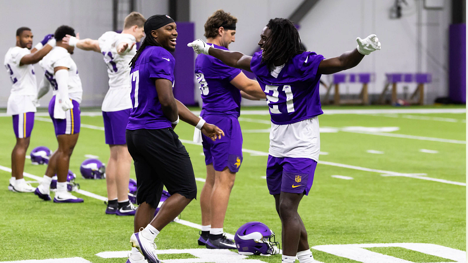 Vikings players at minicamp practice | Alli Rusco, Minnesota Vikings