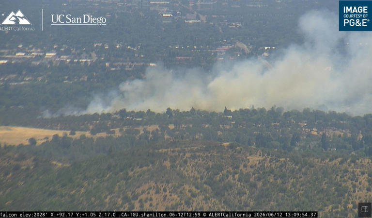 Redding fire stopped after growing 18 acres in area south of downtown