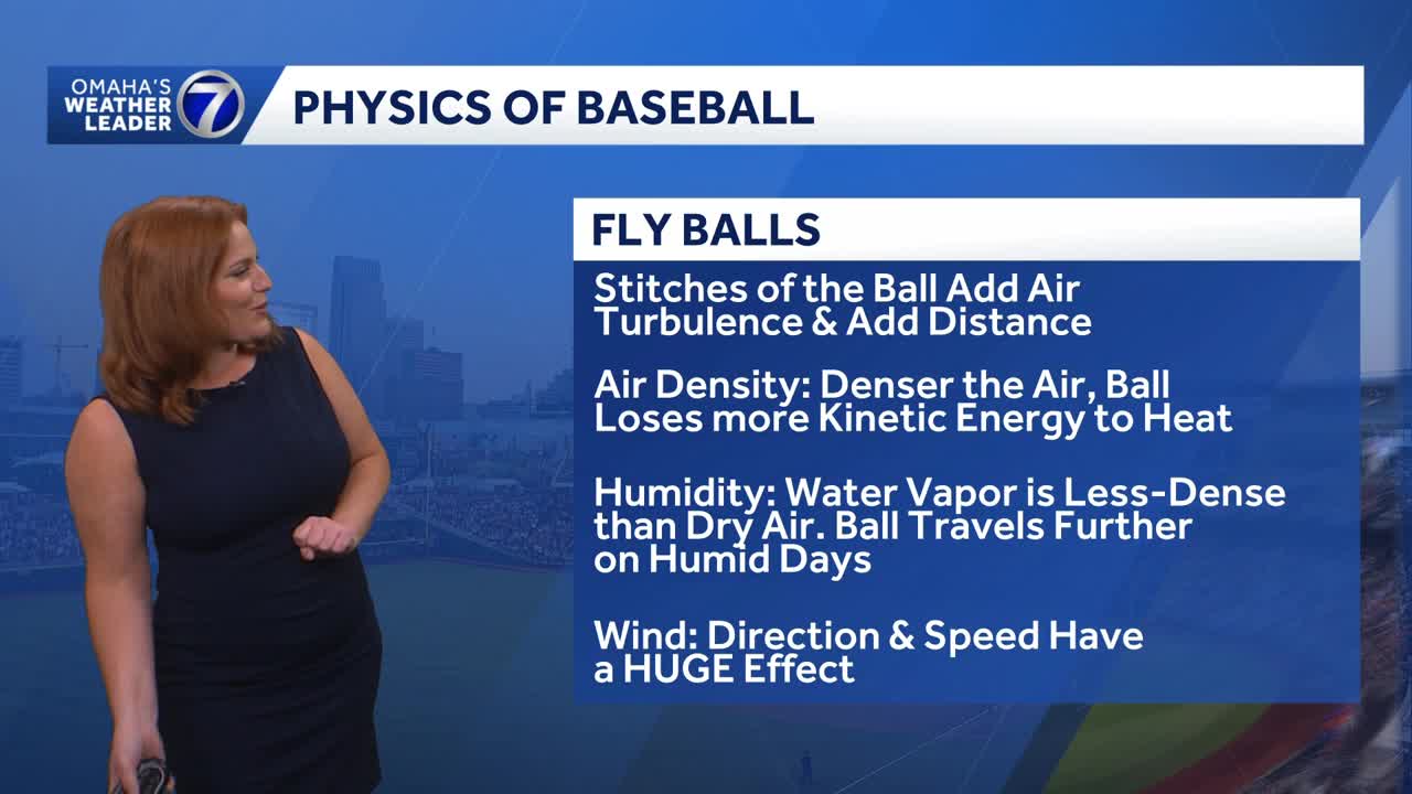 Meteorologist Caitlin Harvey explains how physics impact baseball ...