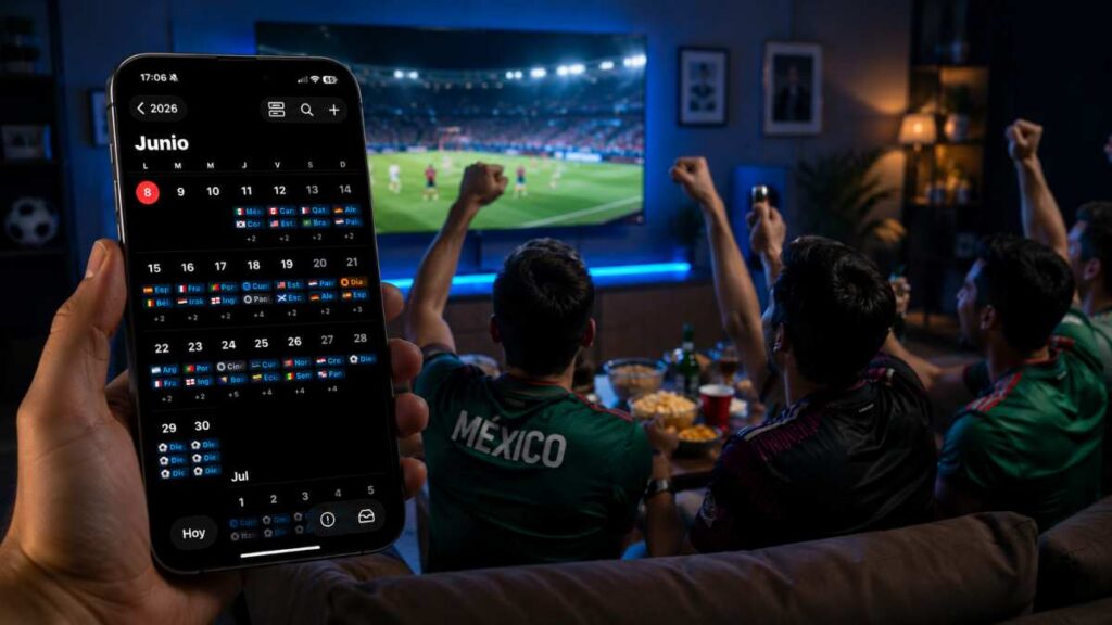 Agrega todos los partidos del Mundial 2026 a tu celular en Google y Apple