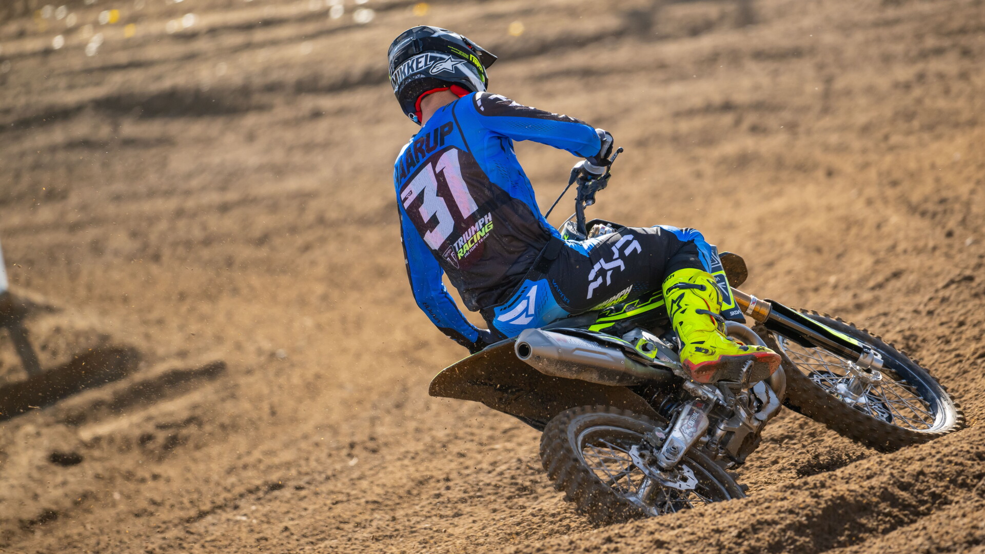 Mikkel Haarup closes in on 450 Pro Motocross top-five for Triumph