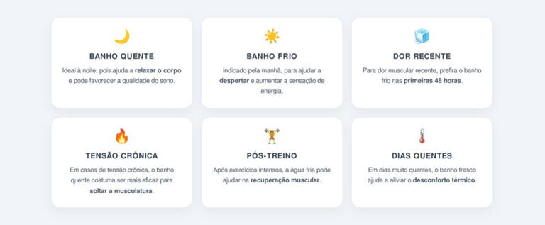 Banho quente ou banho frio: qual é melhor para o corpo?