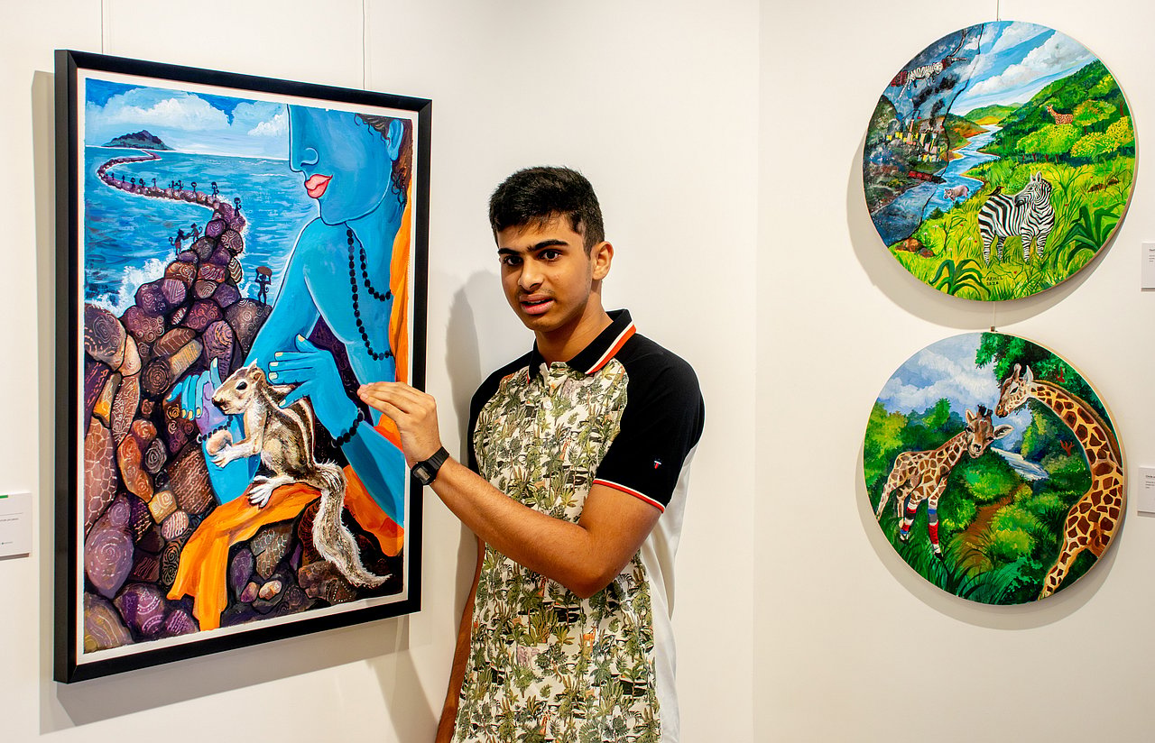 Image for Chess legend Viswanathan Anand's son, Sai Akhil Anand, gets candid on his artistic journey