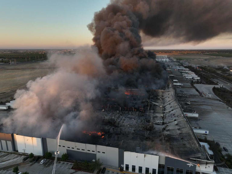Chemicals including neurotoxin set ablaze in massive California ...