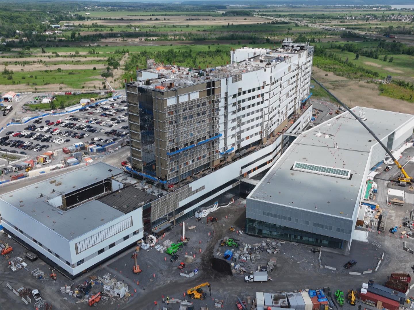 L’hôpital de Vaudreuil-Soulanges commence à prendre forme