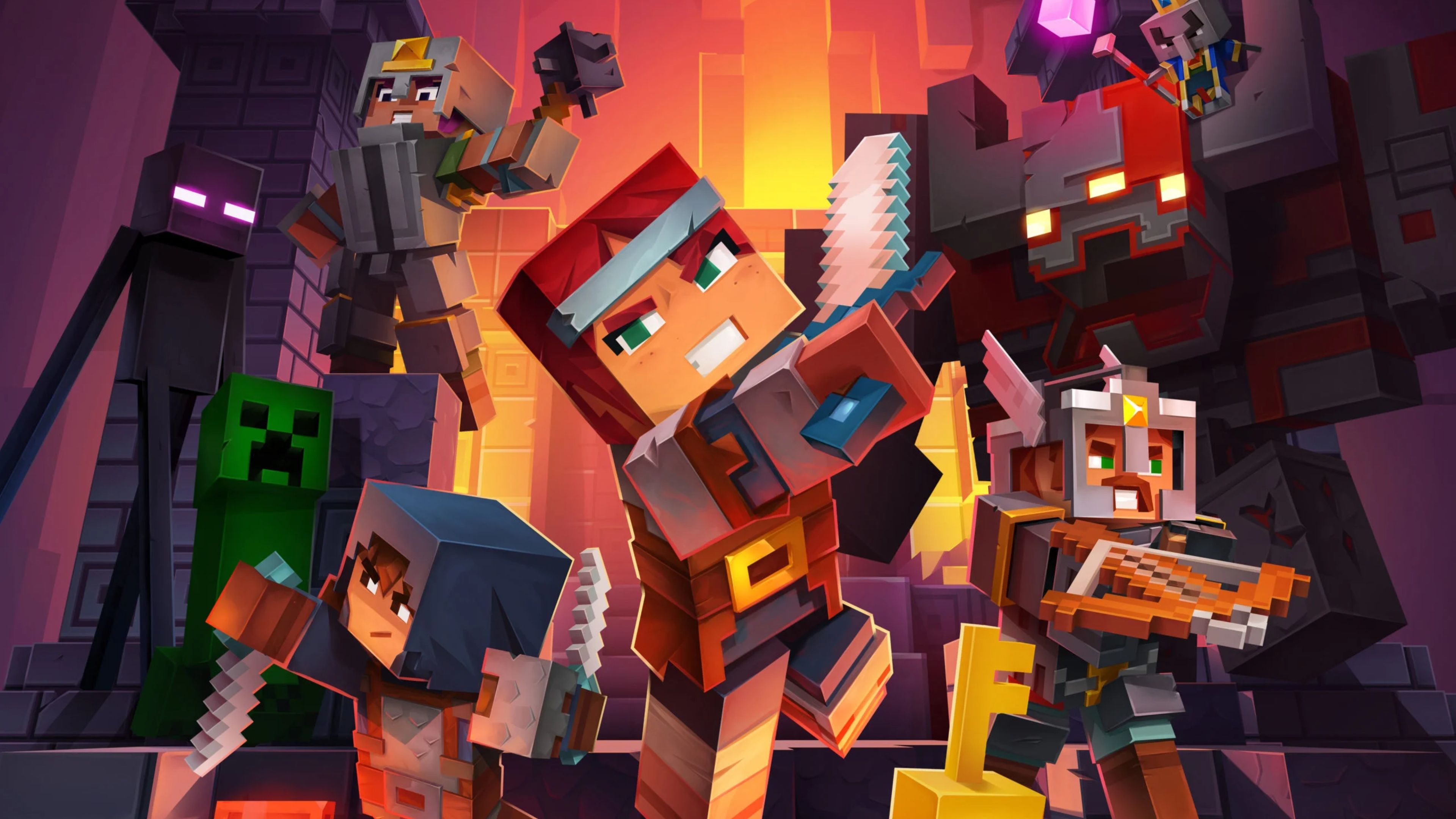 Minecraft Dungeons breaks record player count on Steam six times in six ...