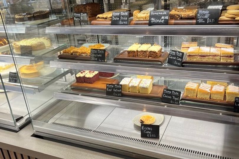 We tried takeaway afternoon tea at garden centre restaurant people ...