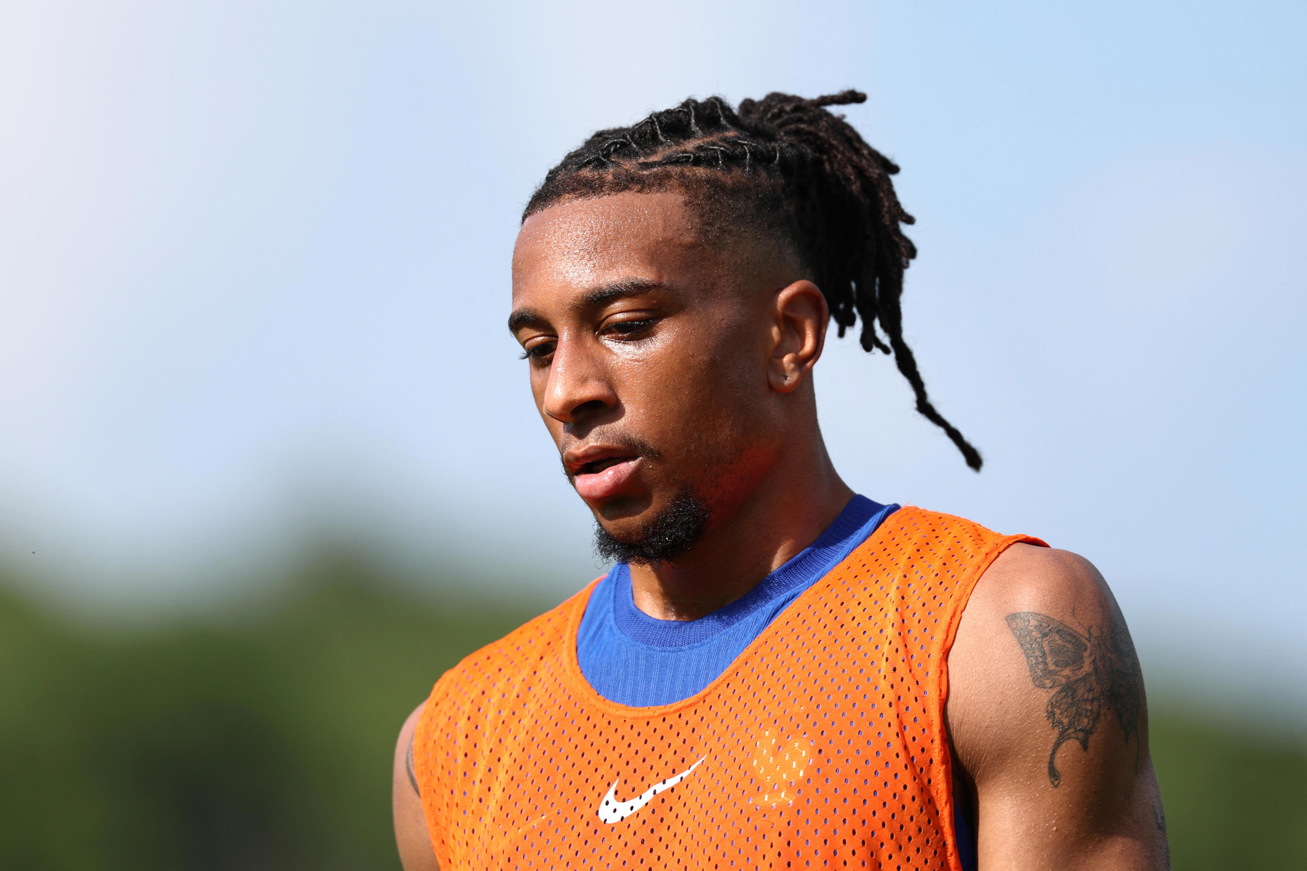 Olise in Champions League action