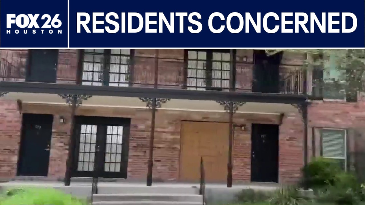 Houston residents concerned about apartment complex