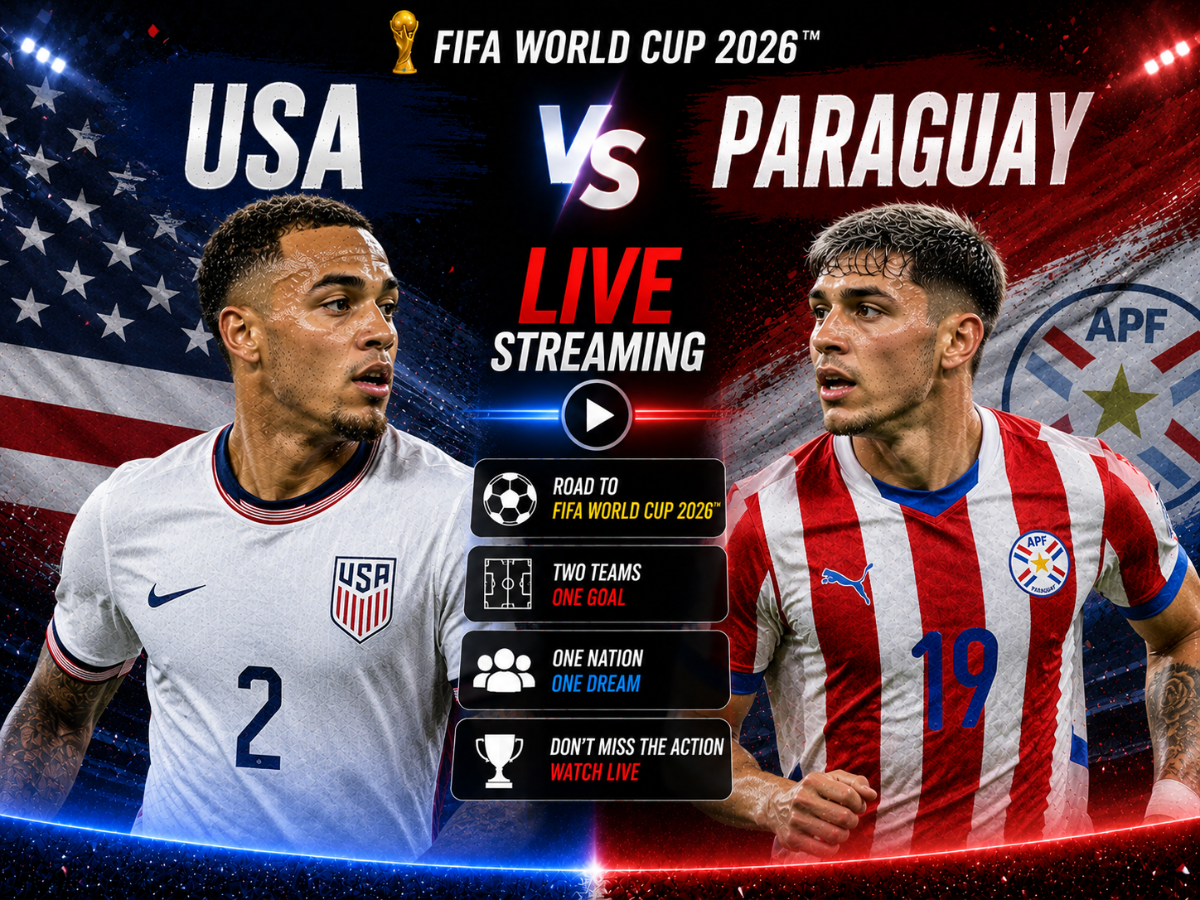 USA vs Paraguay live streaming: Easy way to watch FIFA World Cup 2026 ...