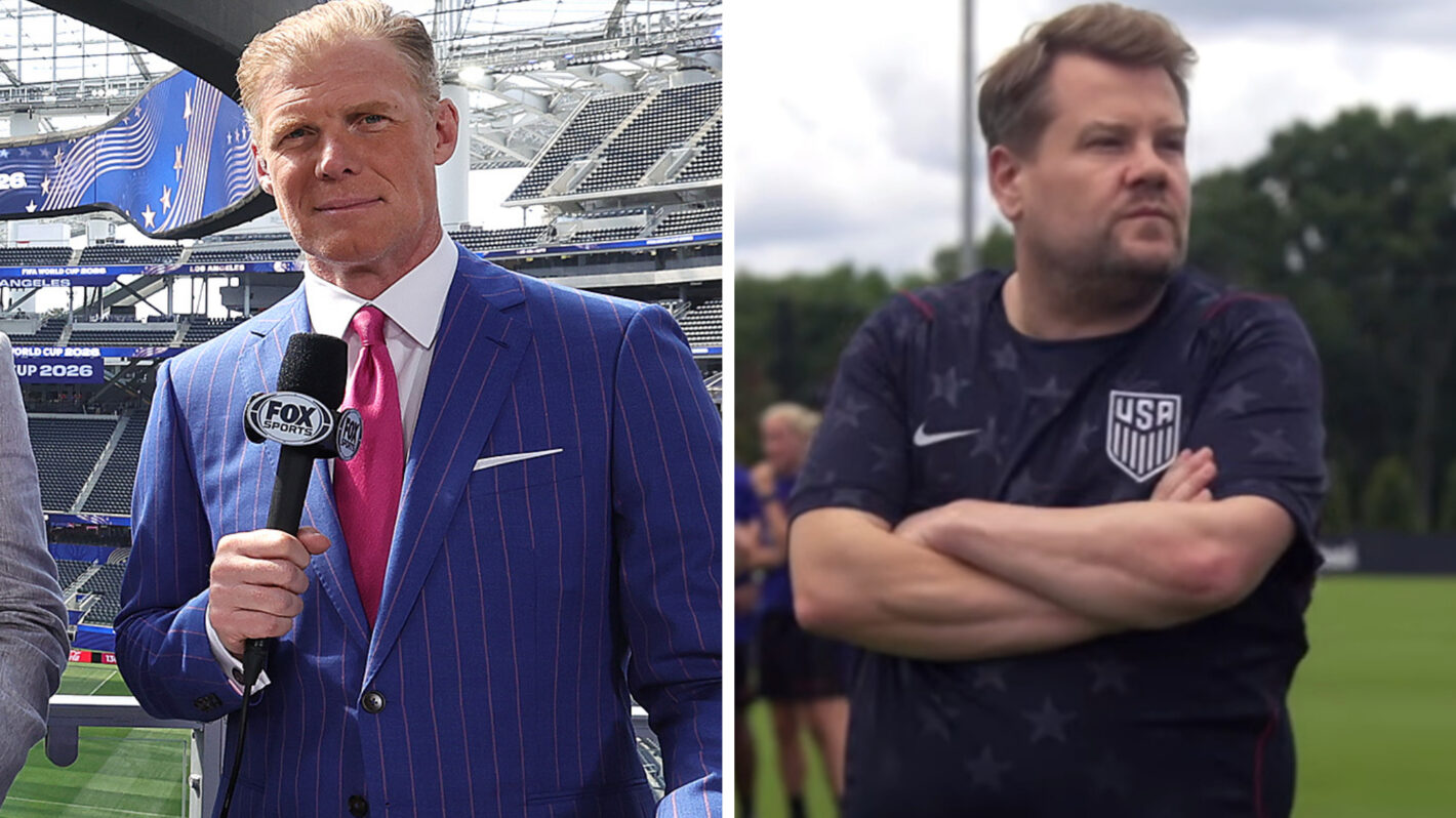 Alexi Lalas stuns Fox panel with James Corden insult during live World ...
