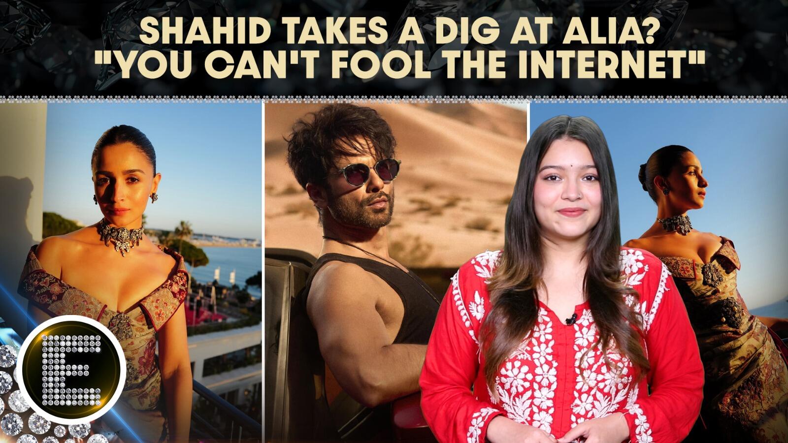 Did Shahid Kapoor take a dig at Alia Bhatt? His 'You can't fool the ...