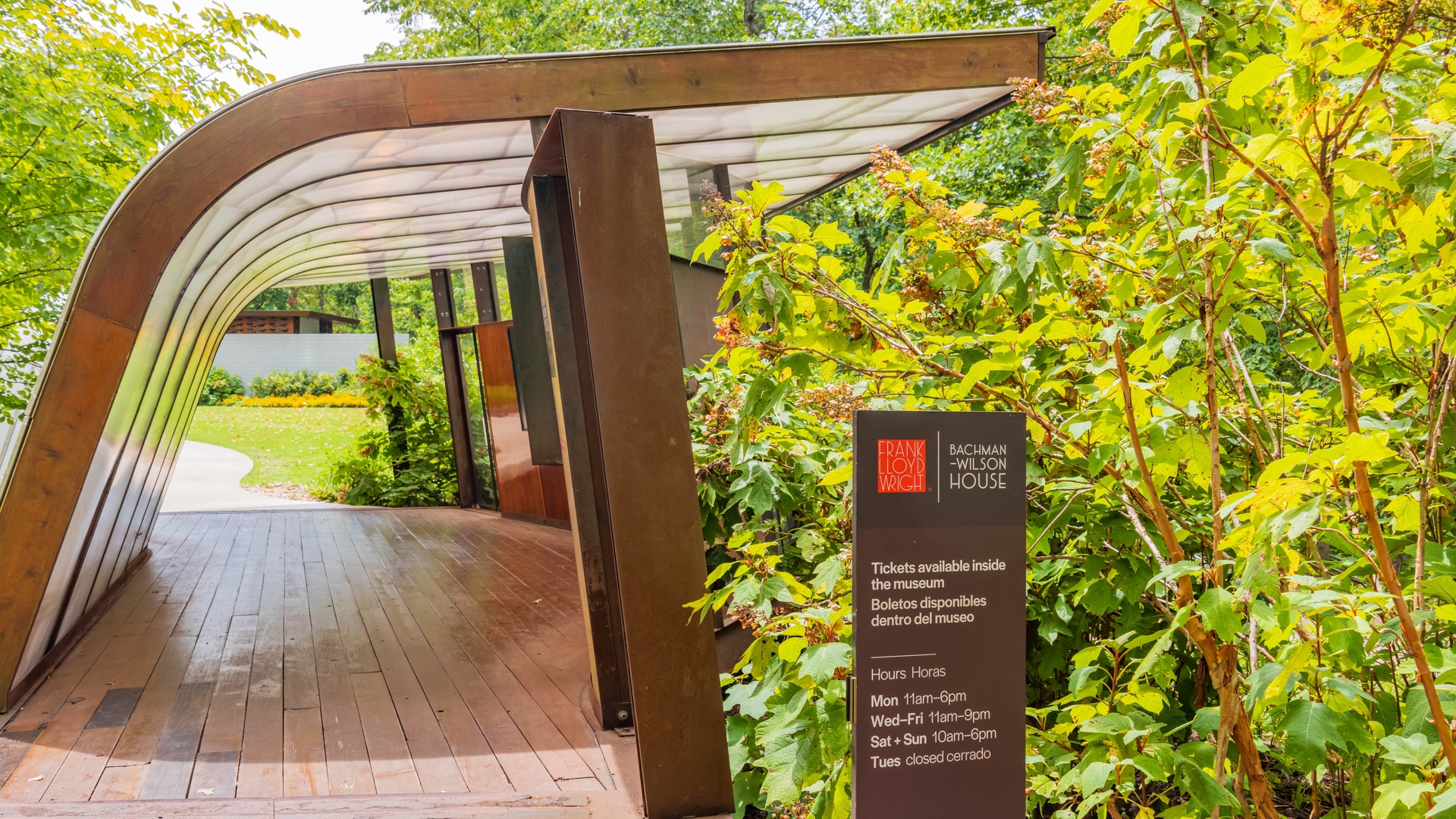 In the US, this stunning museum is home to a Frank Lloyd Wright house ...