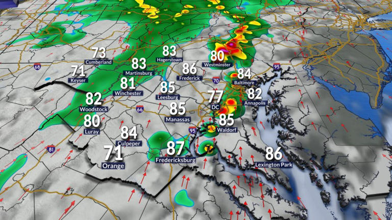 Sunny and warm start, stormy end to weekend