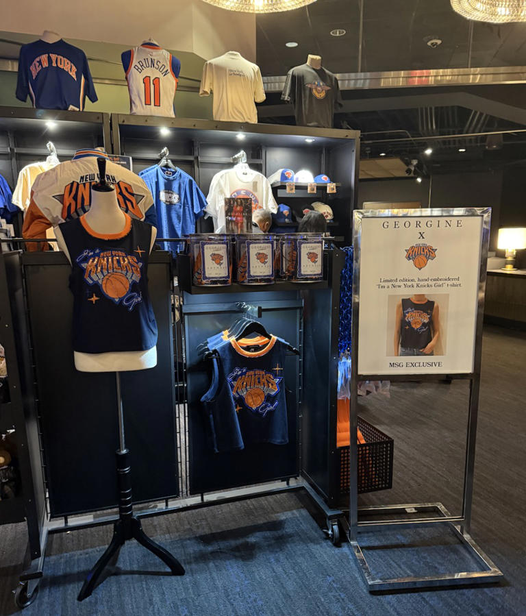 Little-known designer gets her $295 'Knicks Girl' T-shirt sold at MSG ...