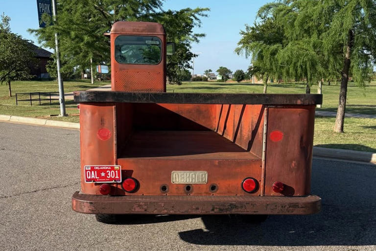 The most single cab truck ever was built to haul construction materials