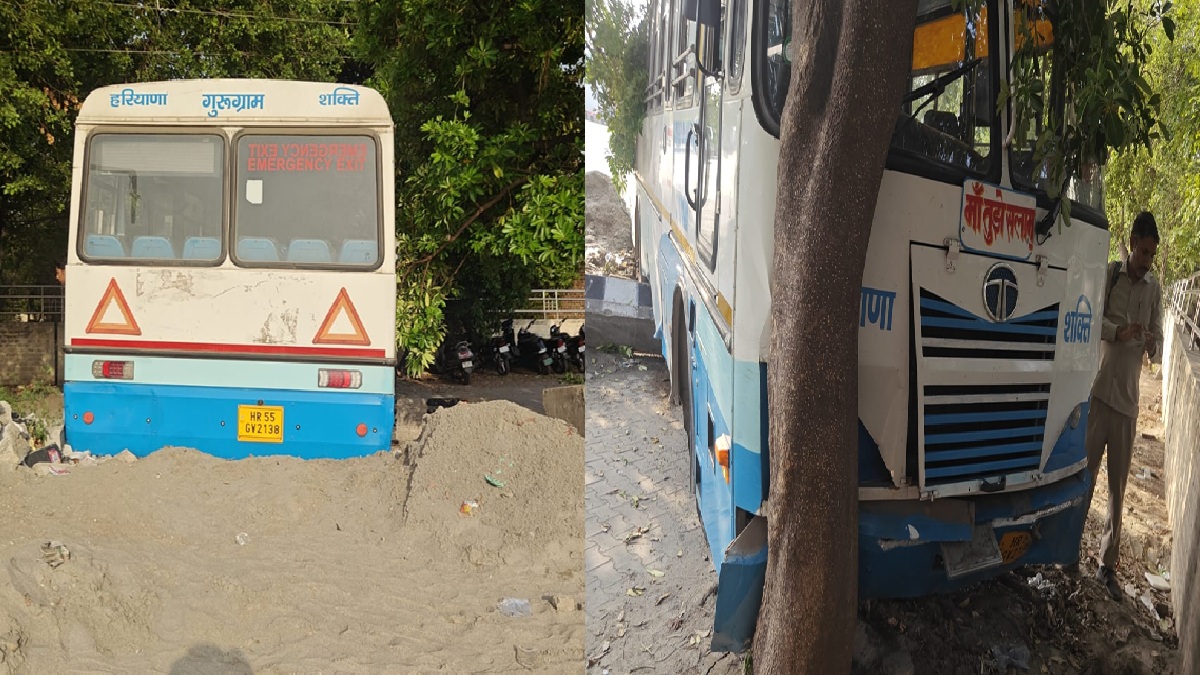 Gurugram depot bus goes out of control after its brakes fail in Panipat; how the driver saved 70 passengers' lives