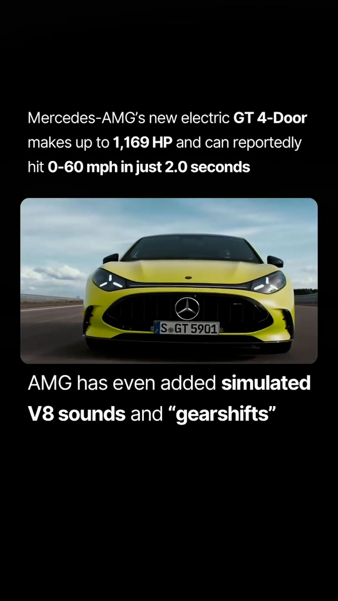 Mercedes-AMG's 1,169-HP electric super sedan redefines performance