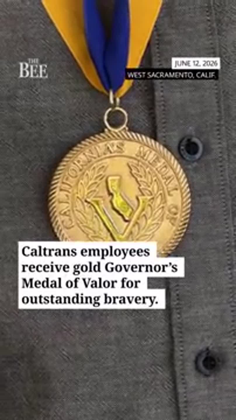 See Caltrans employees receive Governor's Medal of Valor