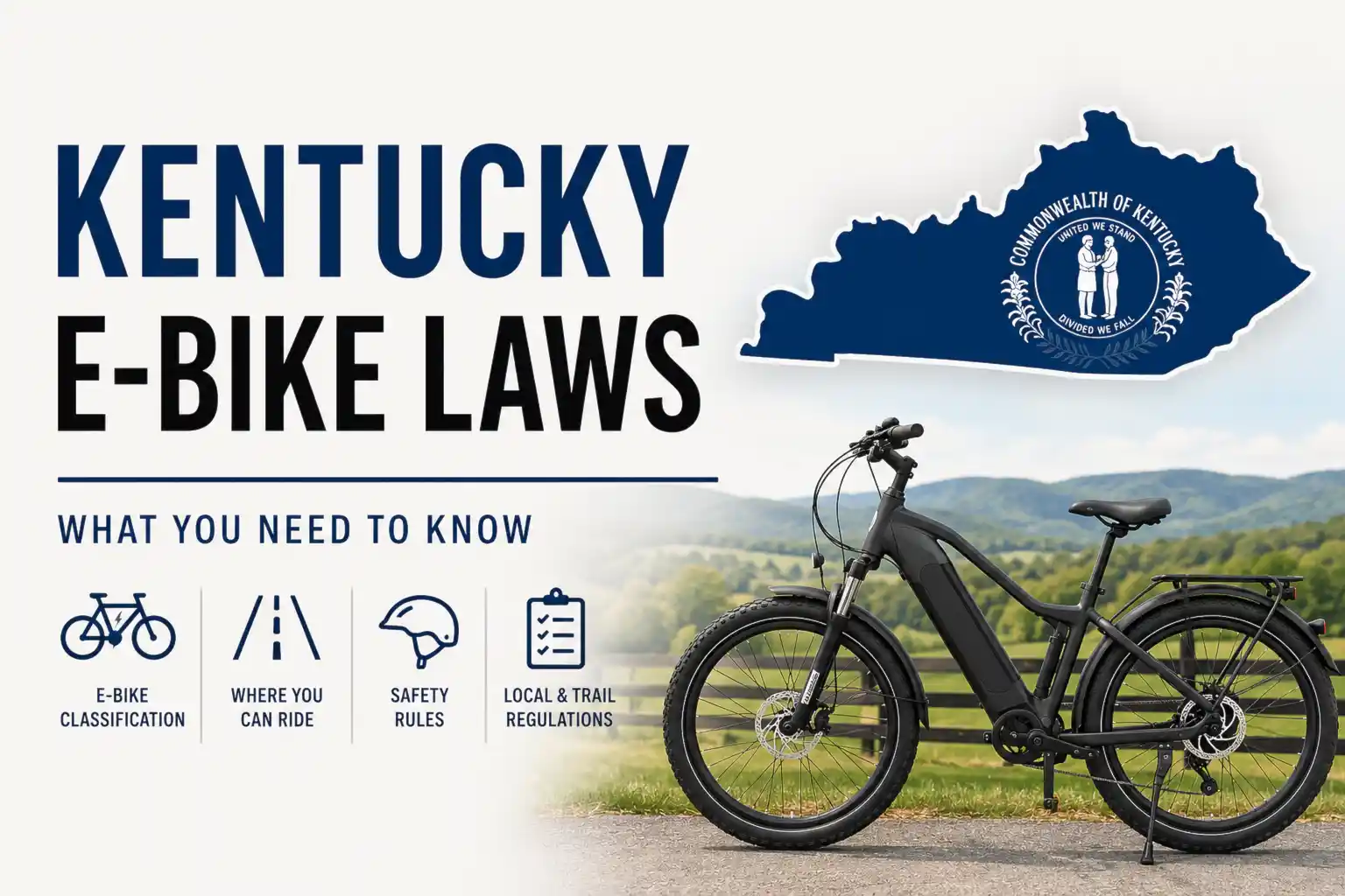 Kentucky e-bike laws (2026): License, helmet, trail, and road rules ...