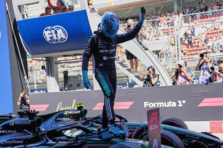 Russell takes pole at Barcelona GP with F1 leader Antonelli third ...