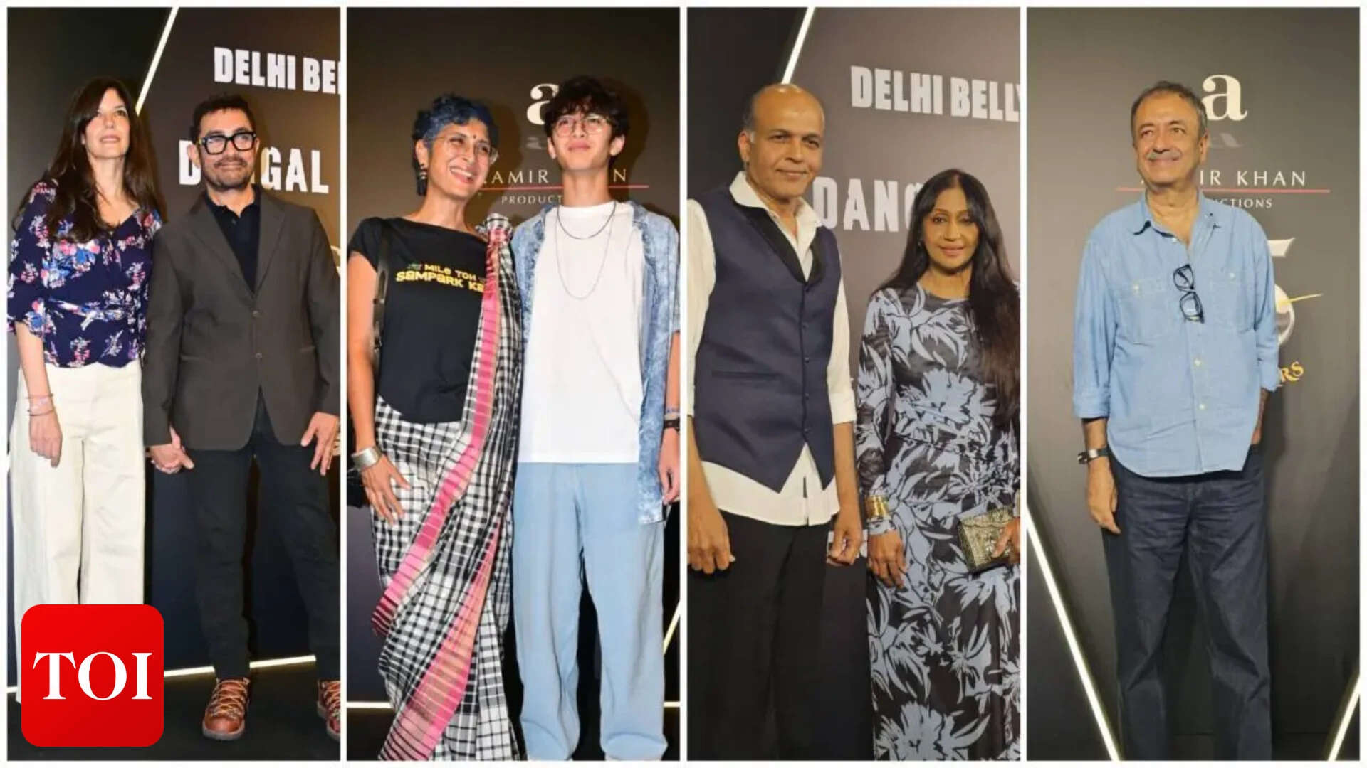 Aamir Khan holds girlfriend Gauri Spratt's hand at Lagaan 25 bash; ex ...