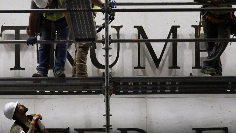 Trump's name removed from Kennedy Center building and website