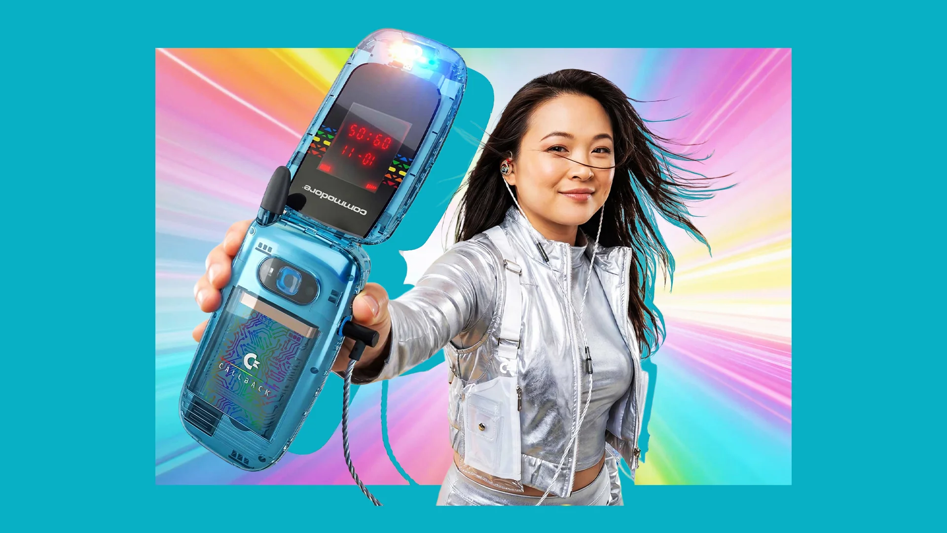 Commodore’s new flip phone channels Y2K nostalgia—with a modern twist
