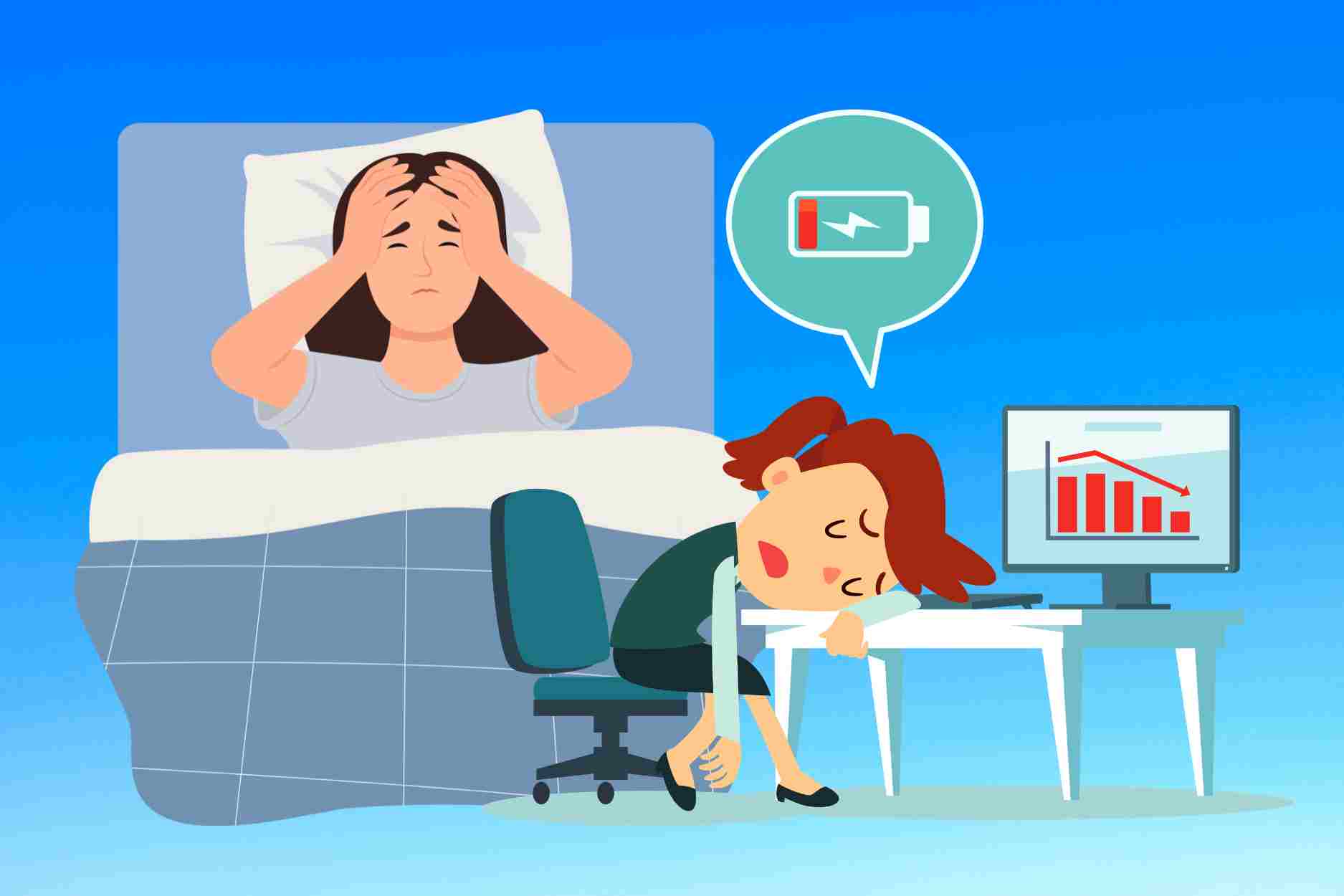 Mệt mỏi kéo dài dù ngủ đủ có thể liên quan đến sức khỏe tinh thần