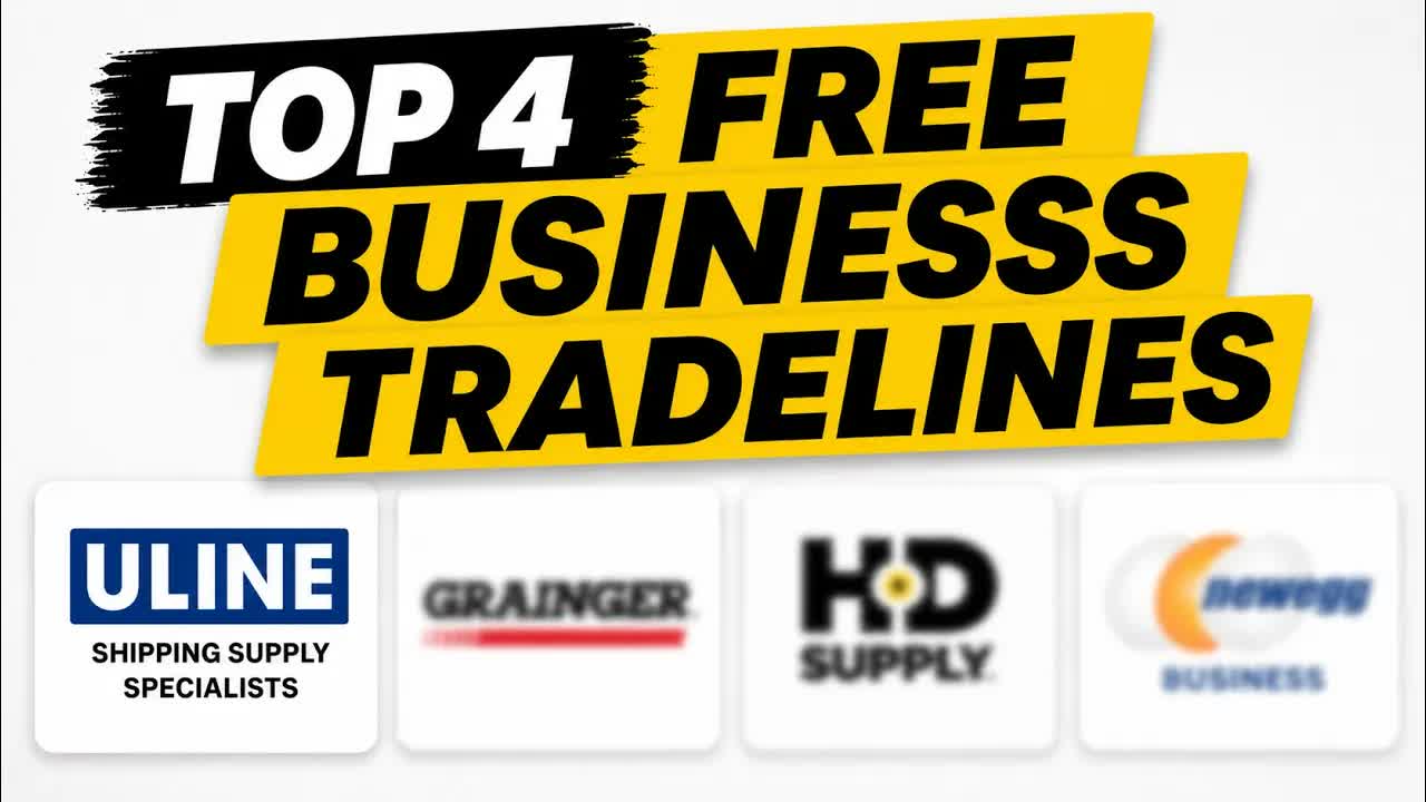 Build business credit fast with these 4 free tradelines!