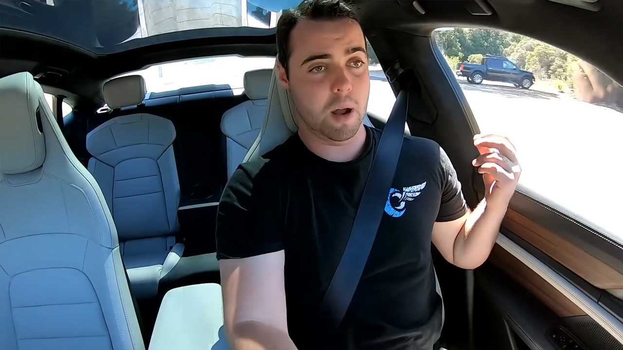Inside Porsche’s fastest electric sedan