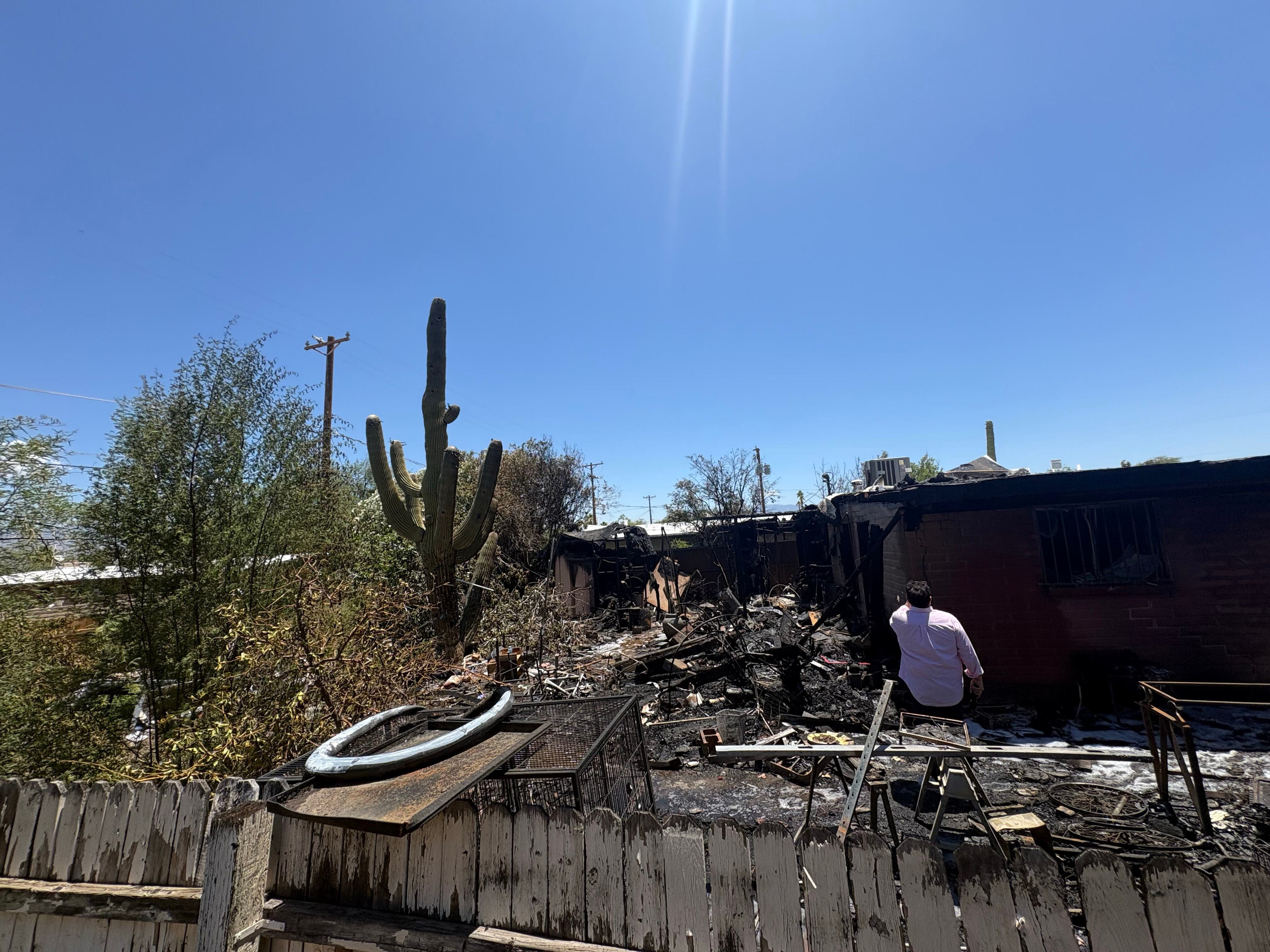 Four dogs rescued in house fire near Baker Street
