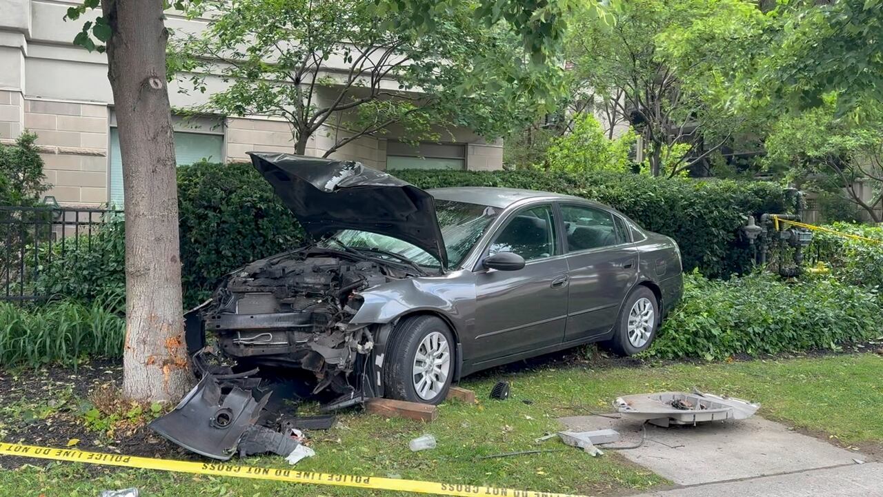 90-year-old man dies in hospital after car hits tree, police say