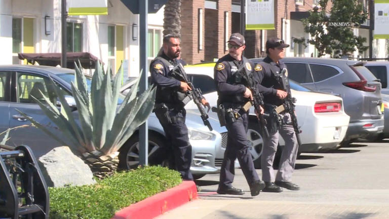 Cops use spike strip on chase suspect tied to deadly SoCal shooting