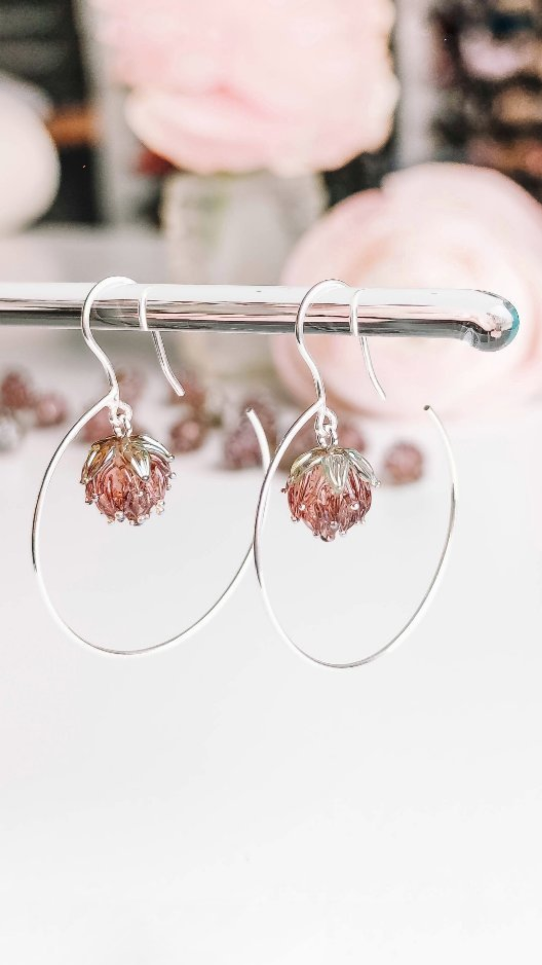 The artistic technique behind these delicate flower creations