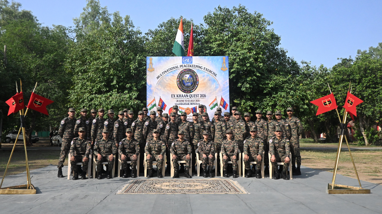 Indian Army contingent set to depart for multilateral military exercise ...