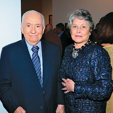 Belisario Betancur y Dalita Navarro.