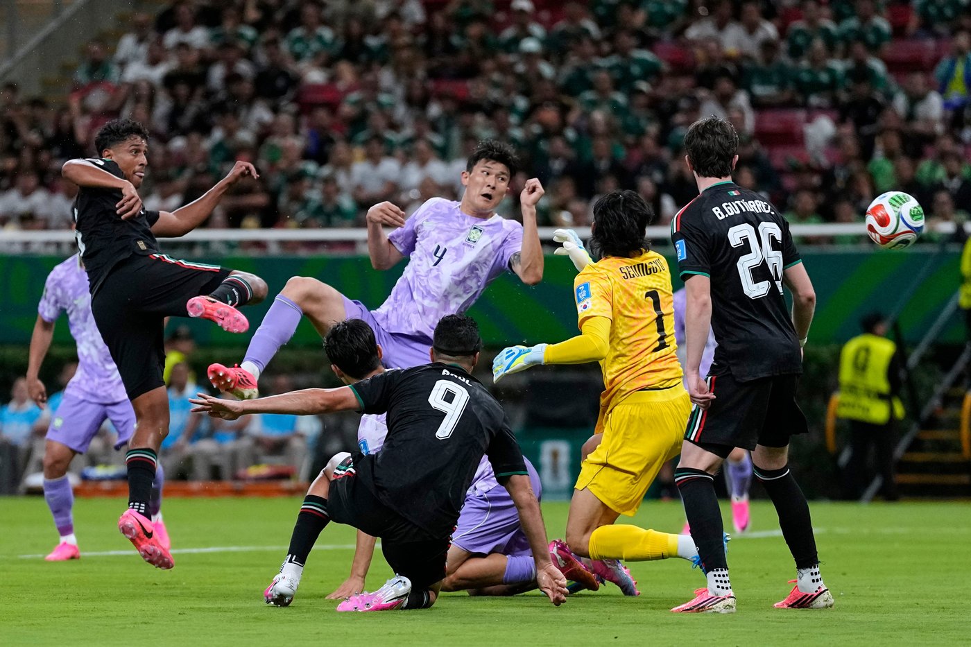 Mexico becomes first country to reach knockout stage of World Cup ...