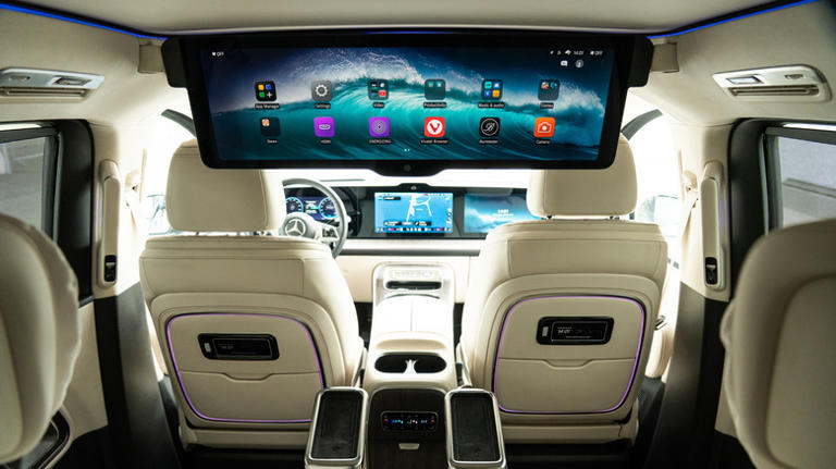 2028 Mercedes-Benz VLE first drive: Your 8K living room on wheels has ...